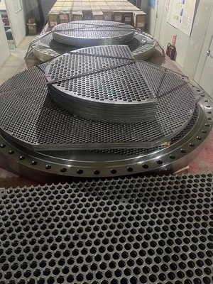 R60702 R60705 Eşanjör Boru Levhası Zirkonyum Eşanjör Levhası