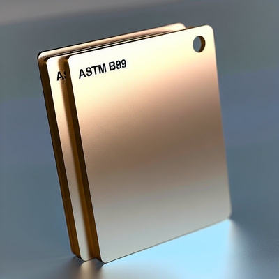 ASTM B898 Bronz Metal Levha Titanyum ve Kaplama Metal İmalatı için Otomatik Parlatılmış