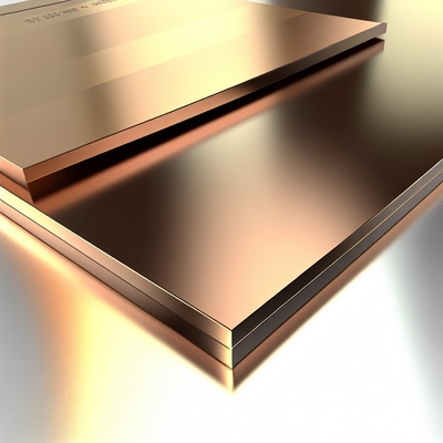 ASTM B898 Bronz Metal Levha Titanyum ve Kaplama Metal İmalatı için Otomatik Parlatılmış