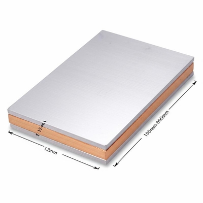 2-12mm Kalınlığında Titanyum Kaplı Plaka, Bakır Kaplı Metal Malzeme 100mm-6000mm Uzunluk