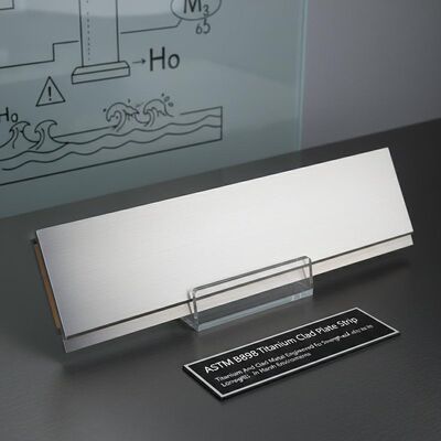 ASTM B898 Titanium Clad Plate Strip Titanium And Clad Metal Engineered For Strength And Longevity In Harsh Environments