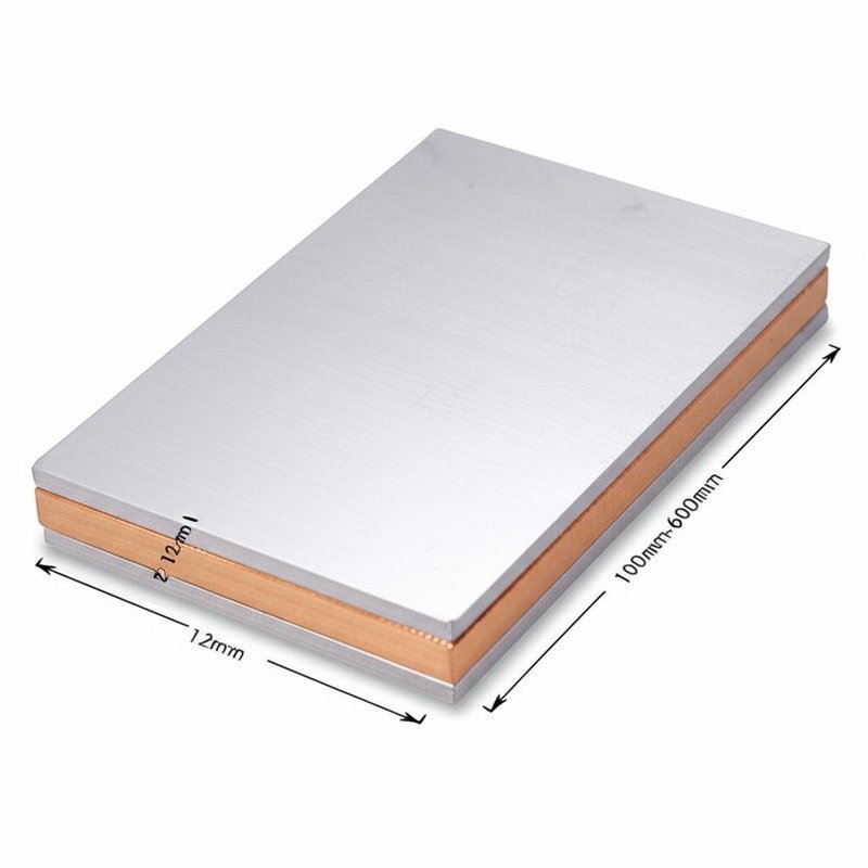 2-12mm Kalınlığında Titanyum Kaplı Plaka, Bakır Kaplı Metal Malzeme 100mm-6000mm Uzunluk